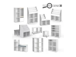 Estantería infantil blanco 72x30.7x79 luigi