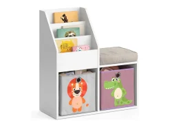 Estantería infantil blanco 30.9x72x79 luigi