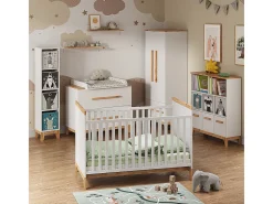 Estantería infantil blanco/artesano 98.4x32.6x113.4 malia