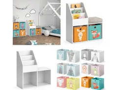 Estantería infantil blanco 72x30.9x79 luigi