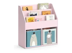 Estantería infantil rosa 72x30.7x79 luigi