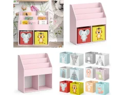 Estantería infantil rosa 72x30.7x79 luigi