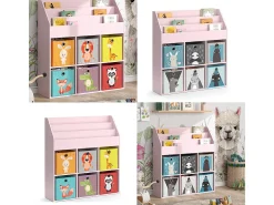 Estantería infantil rosa 107.2x31.2x114.2 luigi