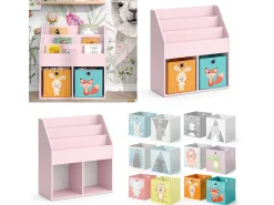 Estantería infantil rosa 72x30.7x79 luigi