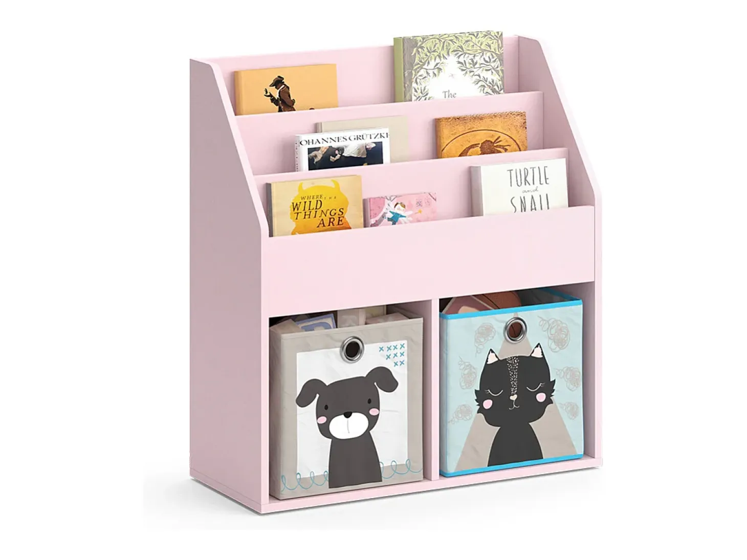 Estantería infantil rosa 72x30.7x79 luigi