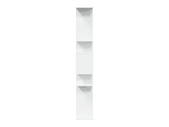 Estantería librería madera de ingeniería blanca 92x29x188 cm