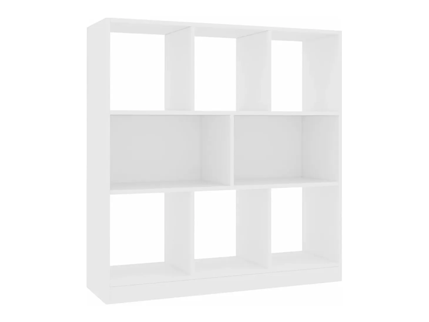 Estantería librería madera contrachapada blanco 97,5x29,5x100cm