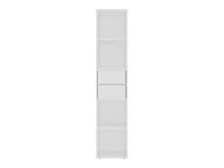 Estantería librería madera contrachapada blanco 36x30x171 cm