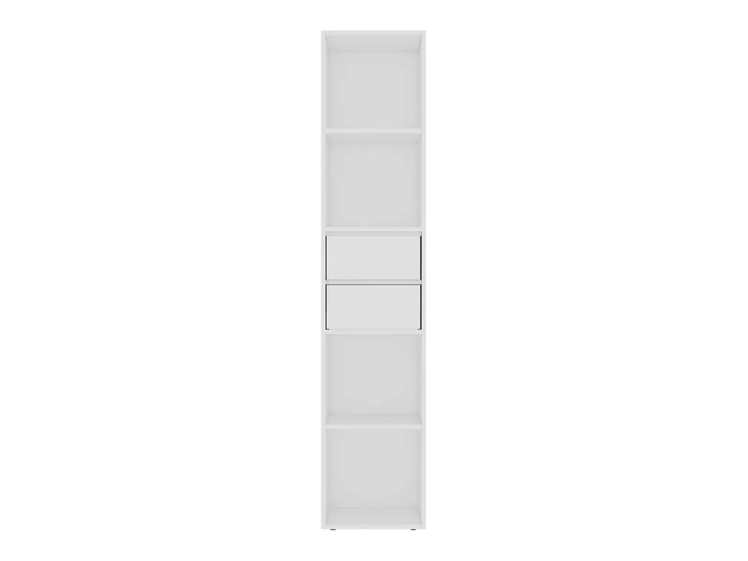 Estantería librería madera contrachapada blanco 36x30x171 cm