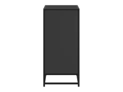 Estantería librería madera ingeniería negra 60x35x76 cm