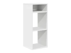 Estantería librería madera contrachapada blanco 34x31x80 cm