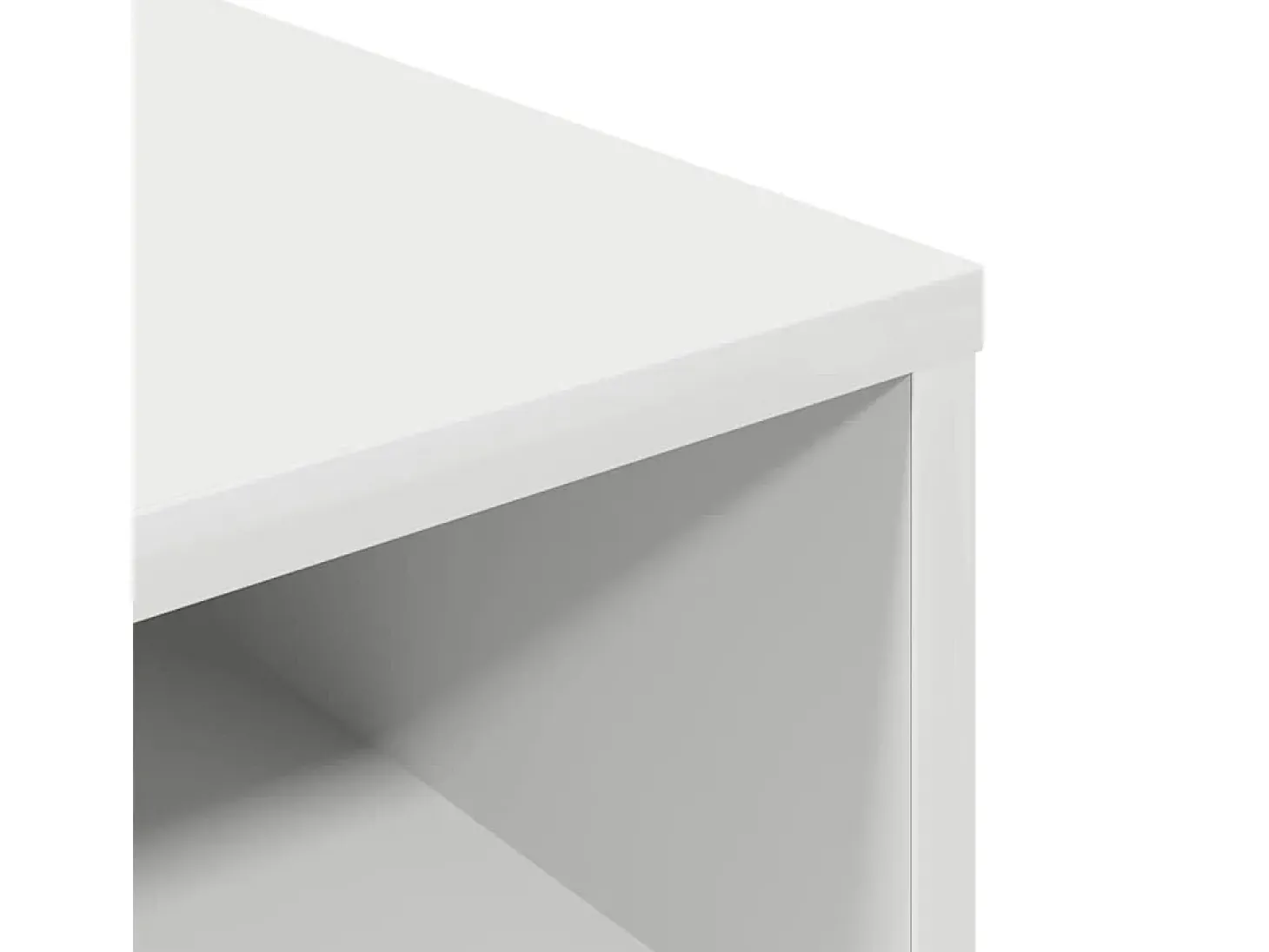 Estantería librería madera contrachapada blanco 34x31x80 cm