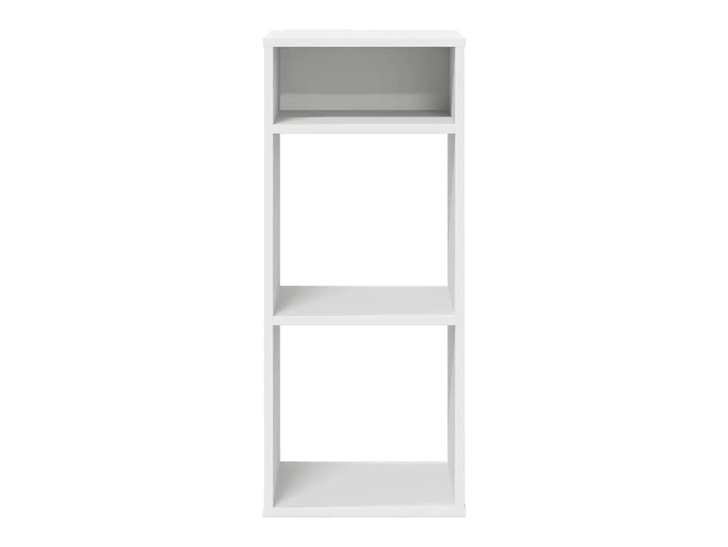Estantería librería madera contrachapada blanco 34x31x80 cm