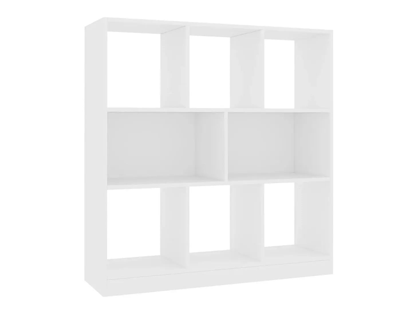 Estantería librería madera contrachapada blanco 97,5x29,5x100cm