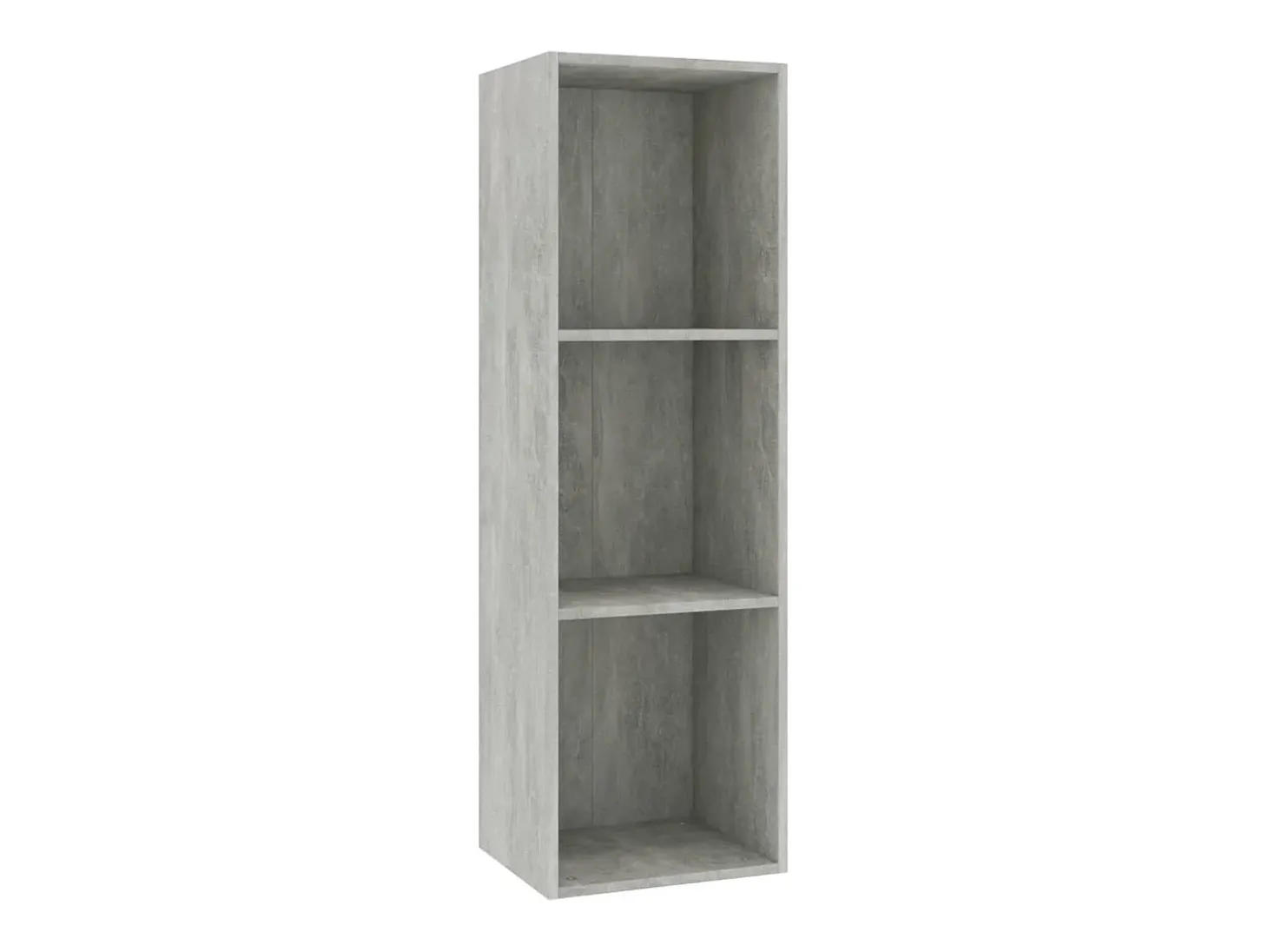 Estantería libros/mueble TV contrachapada hormigón 36x30x114cm
