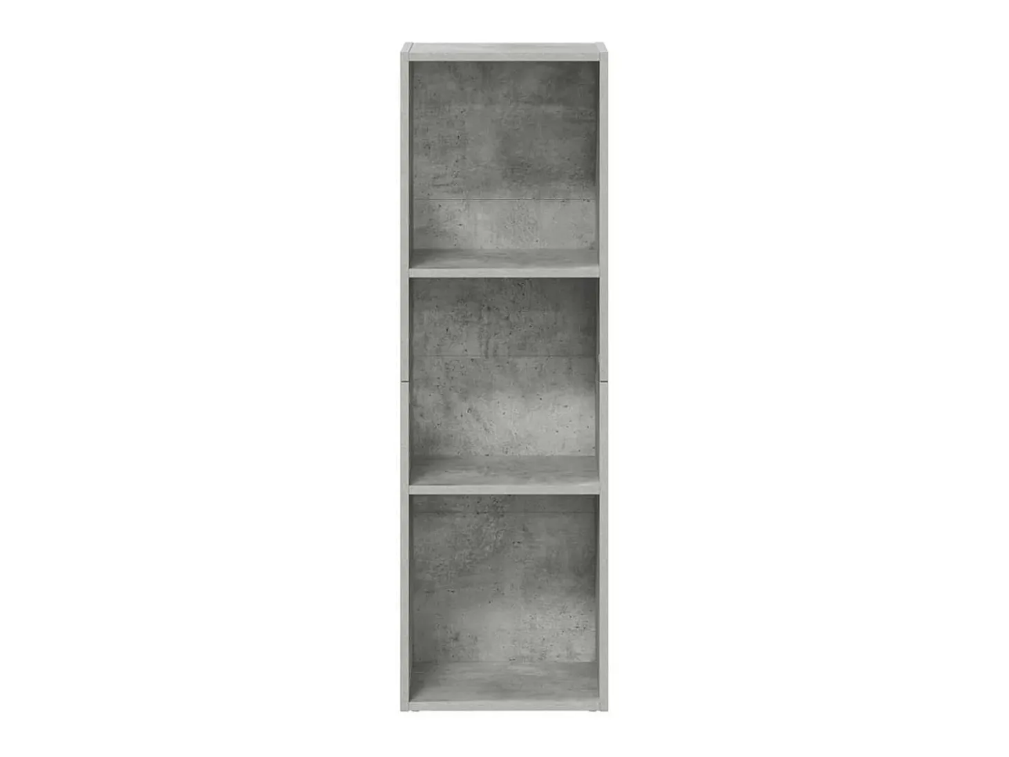 Estantería libros/mueble TV contrachapada hormigón 36x30x114cm