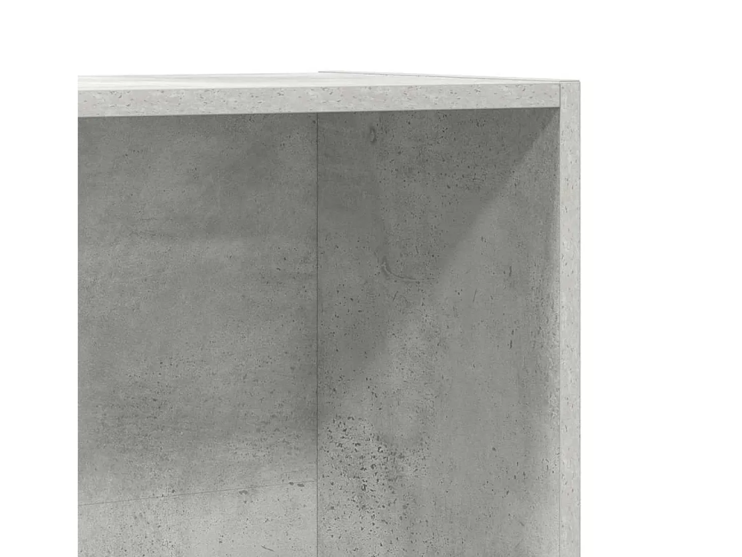 Estantería libros/mueble TV contrachapada hormigón 36x30x114cm