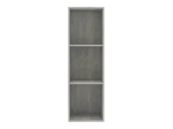 Estantería libros/mueble TV contrachapada hormigón 36x30x114cm ES717955