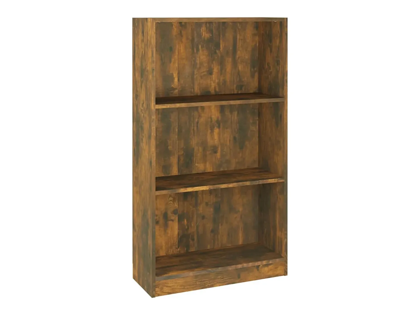 Estantería madera contrachapada color roble ahumado 60x24x109cm