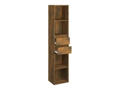 Estantería madera contrachapada color roble ahumado 36x30x171cm ES612313