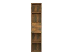Estantería madera contrachapada color roble ahumado 36x30x171cm ES612313
