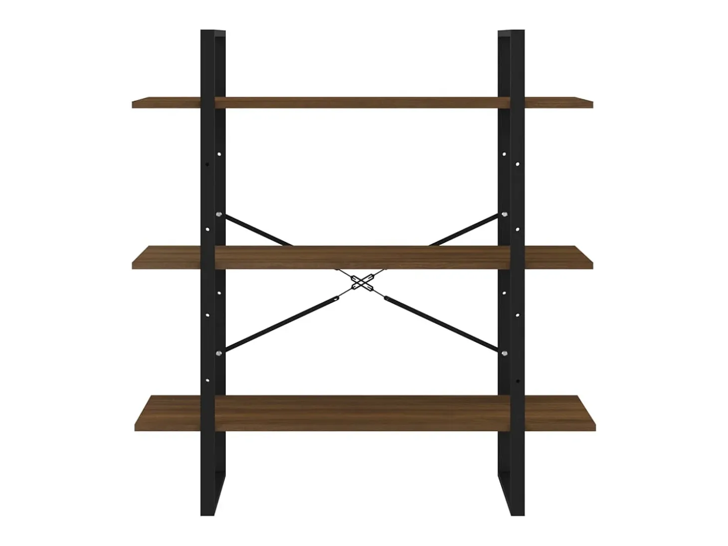 Estantería madera contrachapada roble ahumado 100x30x105 cm