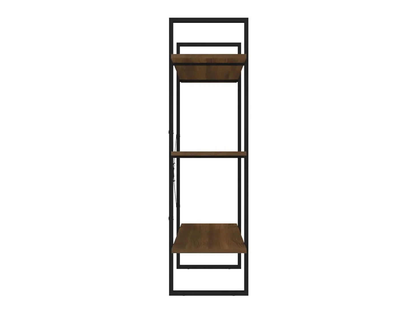 Estantería madera contrachapada roble ahumado 100x30x105 cm