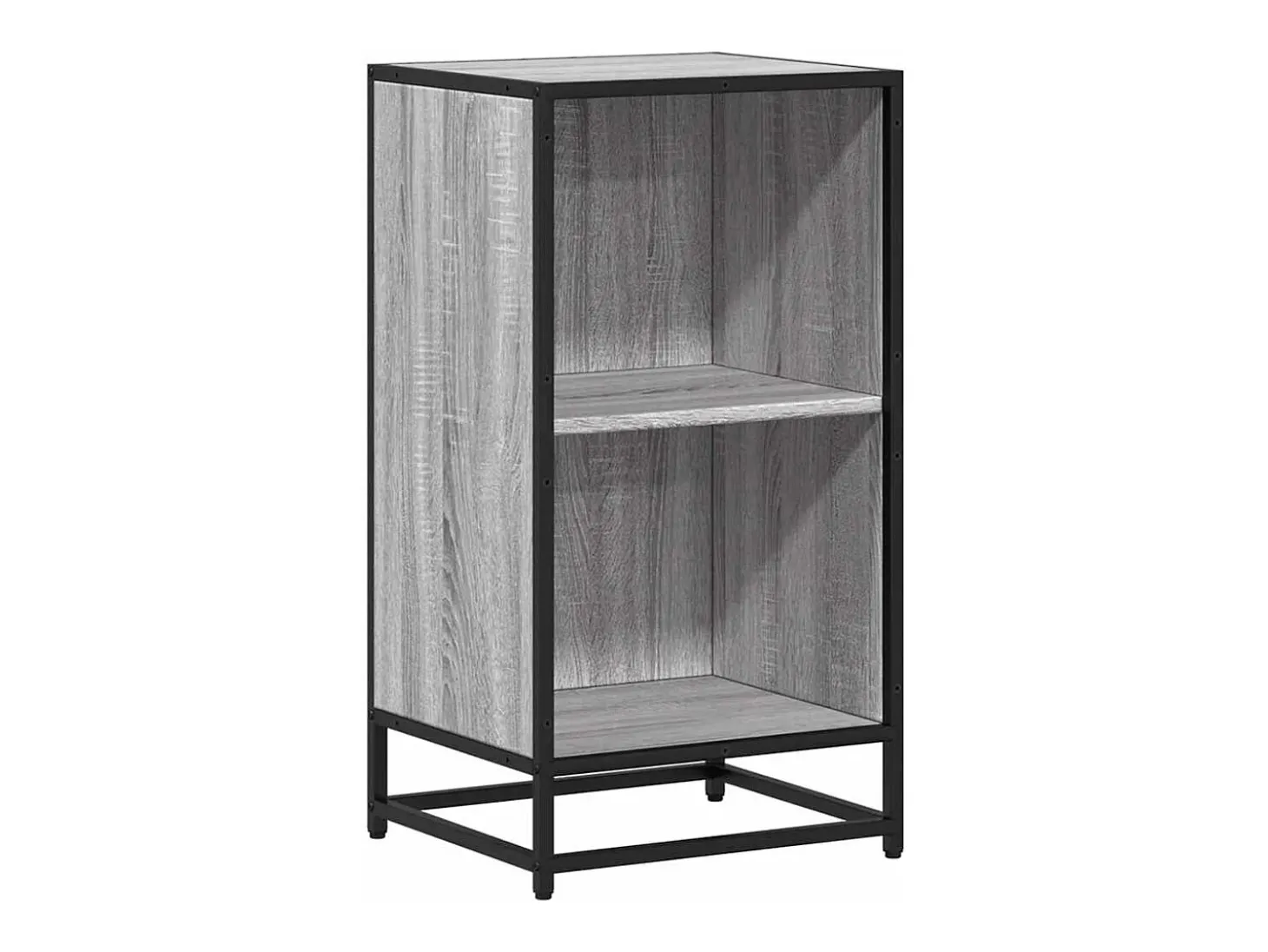 Estantería madera contrachapada gris sonoma 40x35x76 cm