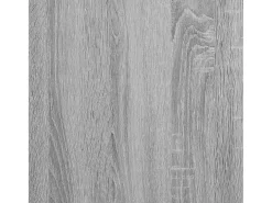 Estantería madera contrachapada gris sonoma 40x35x76 cm
