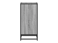 Estantería madera contrachapada gris sonoma 40x35x76 cm