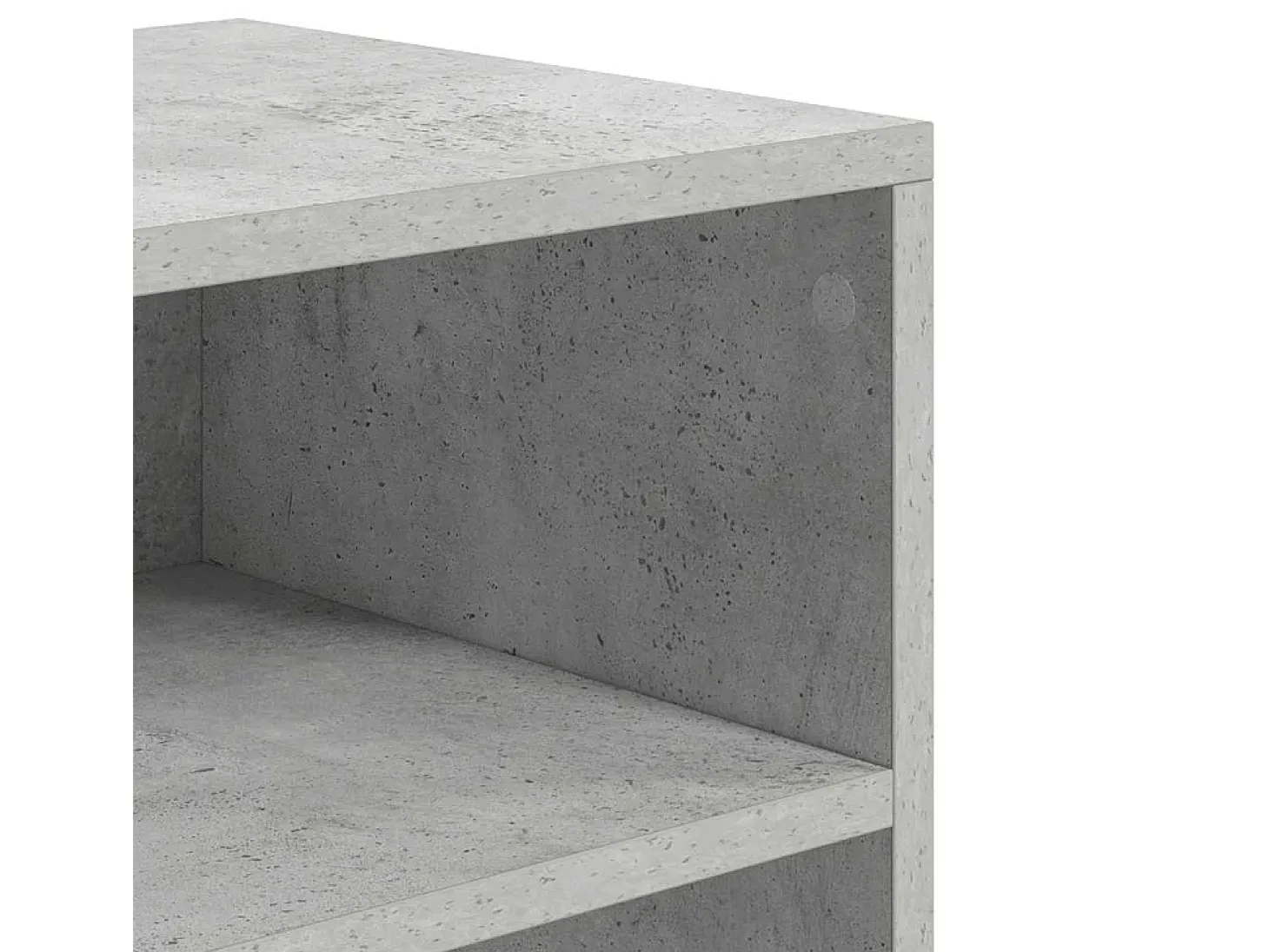 Estantería madera contrachapada gris hormigón 60x30x71,5 cm