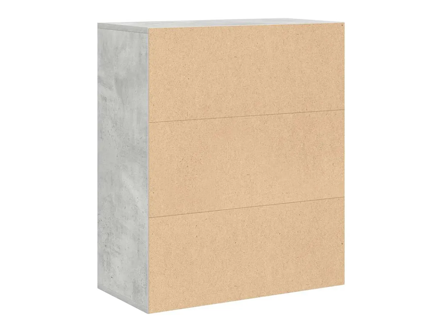 Estantería madera contrachapada gris hormigón 60x30x71,5 cm