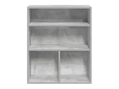 Estantería madera contrachapada gris hormigón 60x30x71,5 cm