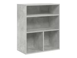 Estantería madera contrachapada gris hormigón 60x30x71,5 cm