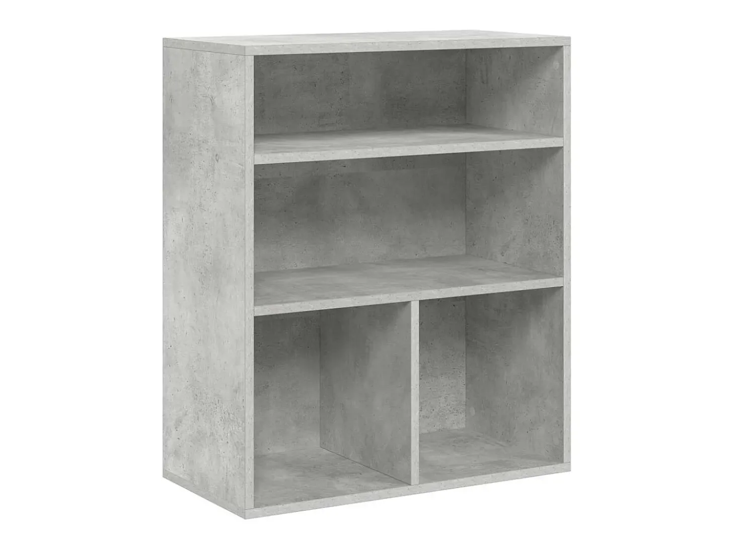 Estantería madera contrachapada gris hormigón 60x30x71,5 cm