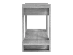 Estantería madera contrachapada gris Sonoma 100x30x51 cm