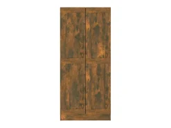 Estantería madera contrachapada roble ahumado 82,5x30,5x185,5cm