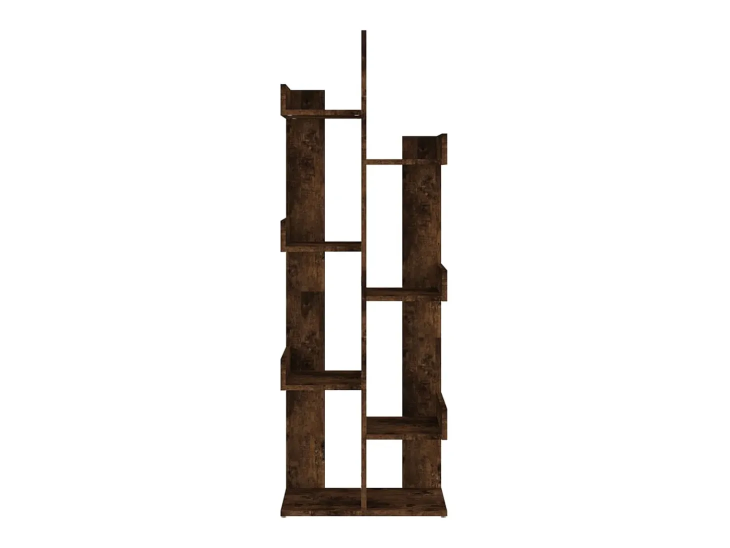 Estantería madera contrachapada roble ahumado 48x25,5x140 cm