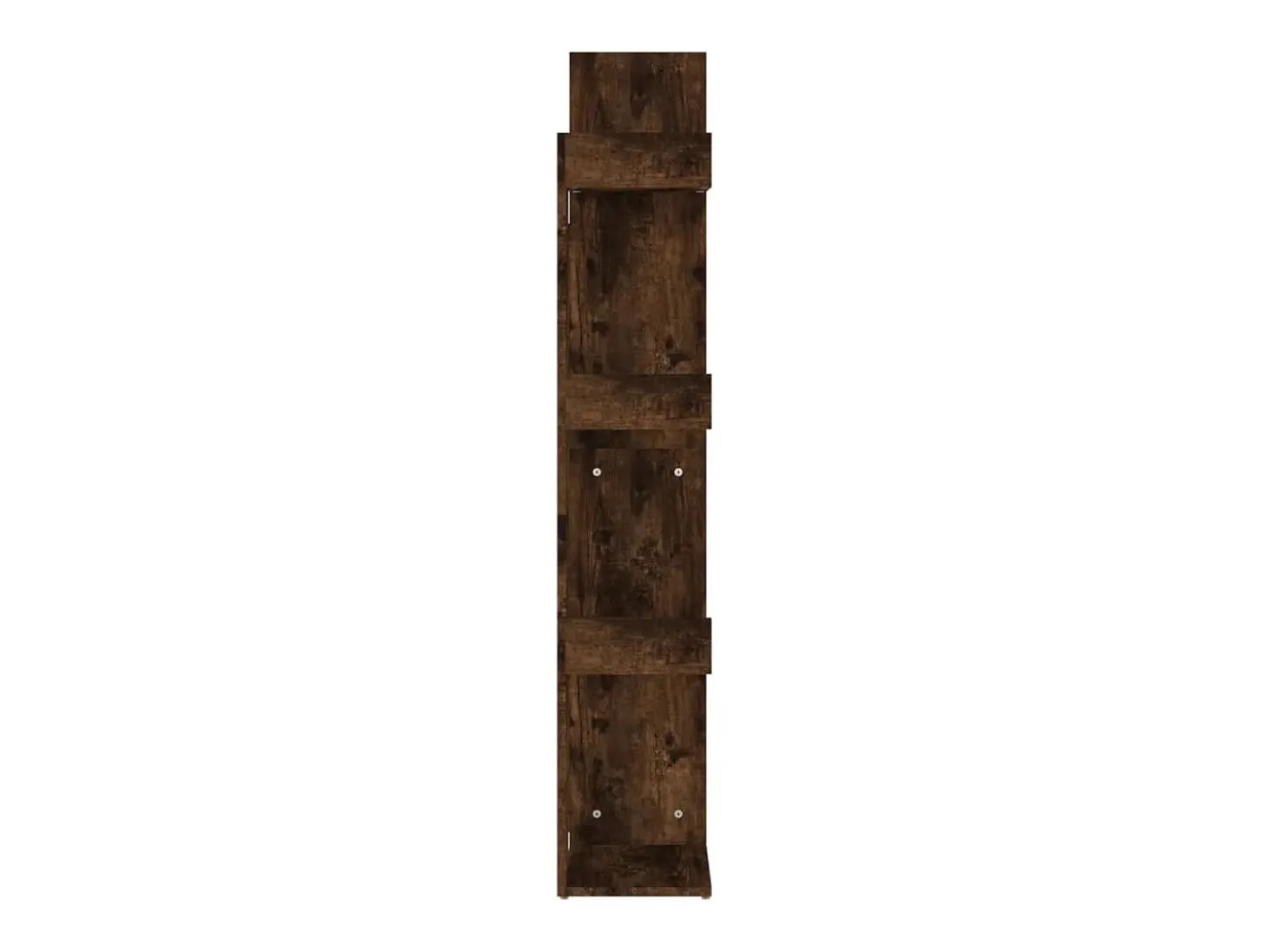 Estantería madera contrachapada roble ahumado 48x25,5x140 cm