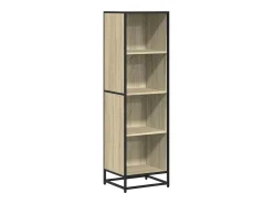 Estantería madera contrachapada color roble 40x35x139 cm