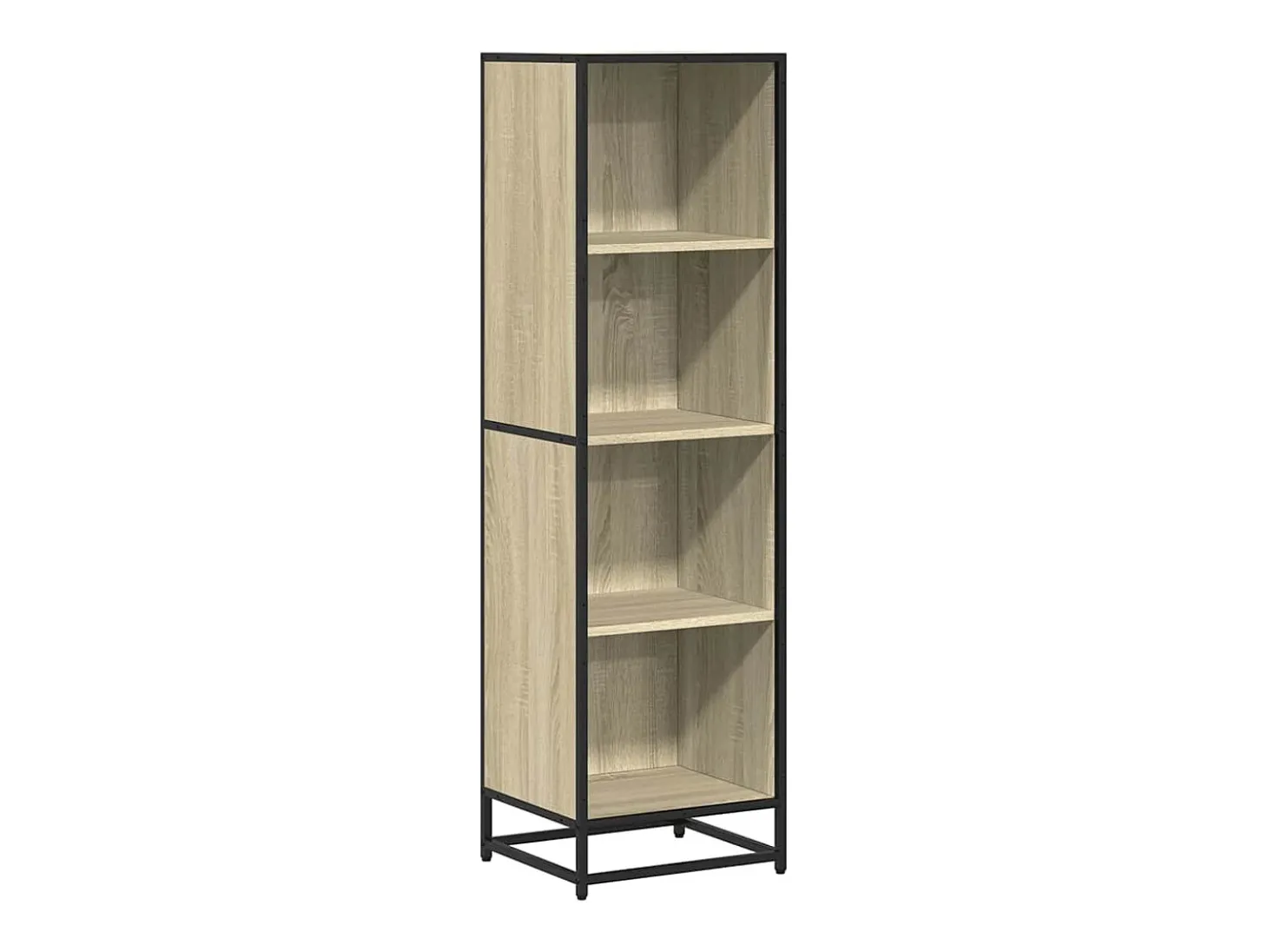 Estantería madera contrachapada color roble 40x35x139 cm