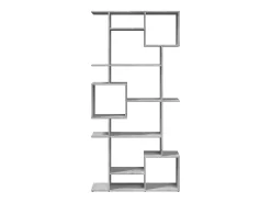 Estantería madera contrachapada gris hormigón 92x29x188 cm