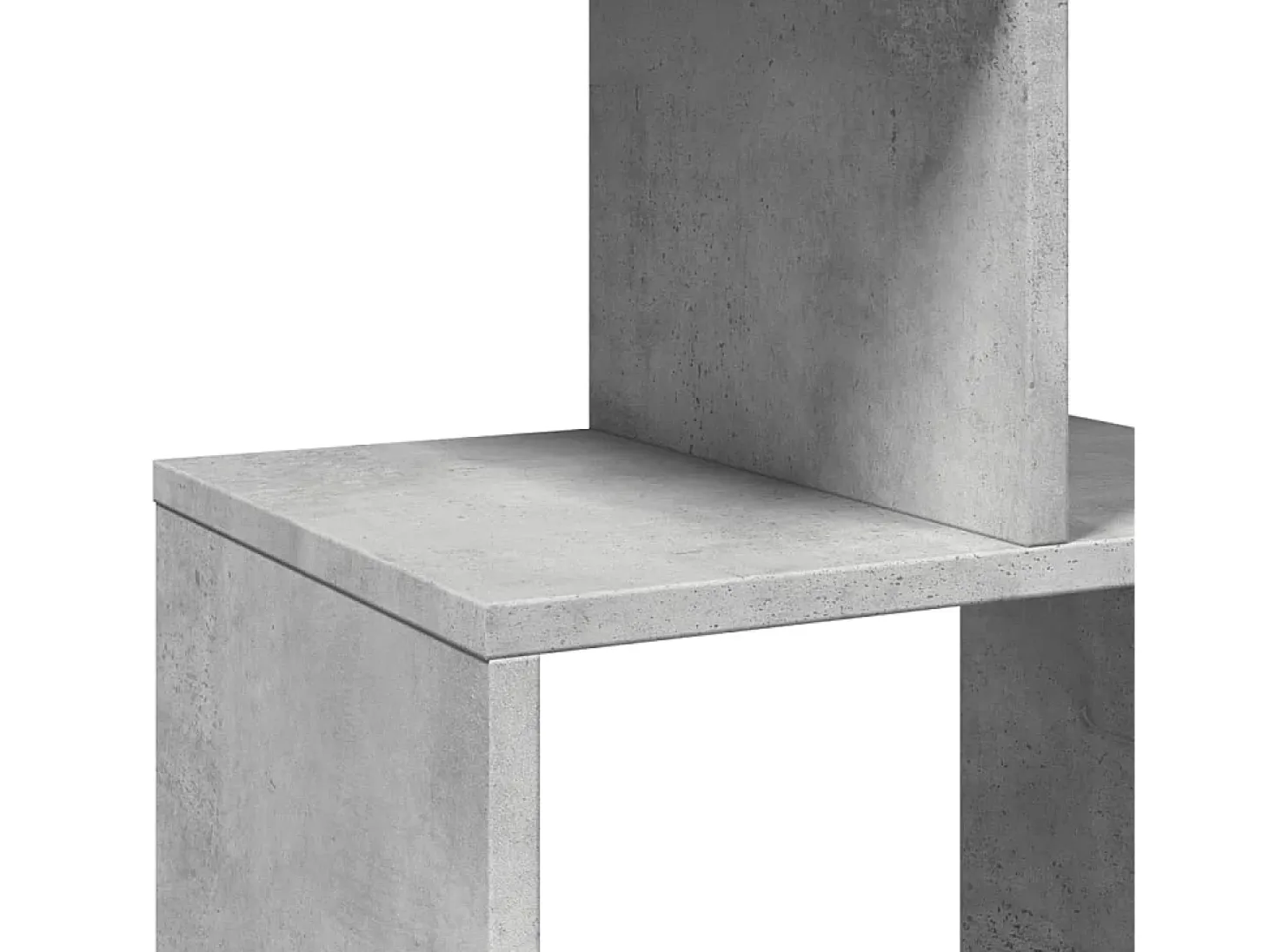 Estantería madera contrachapada gris hormigón 92x29x188 cm