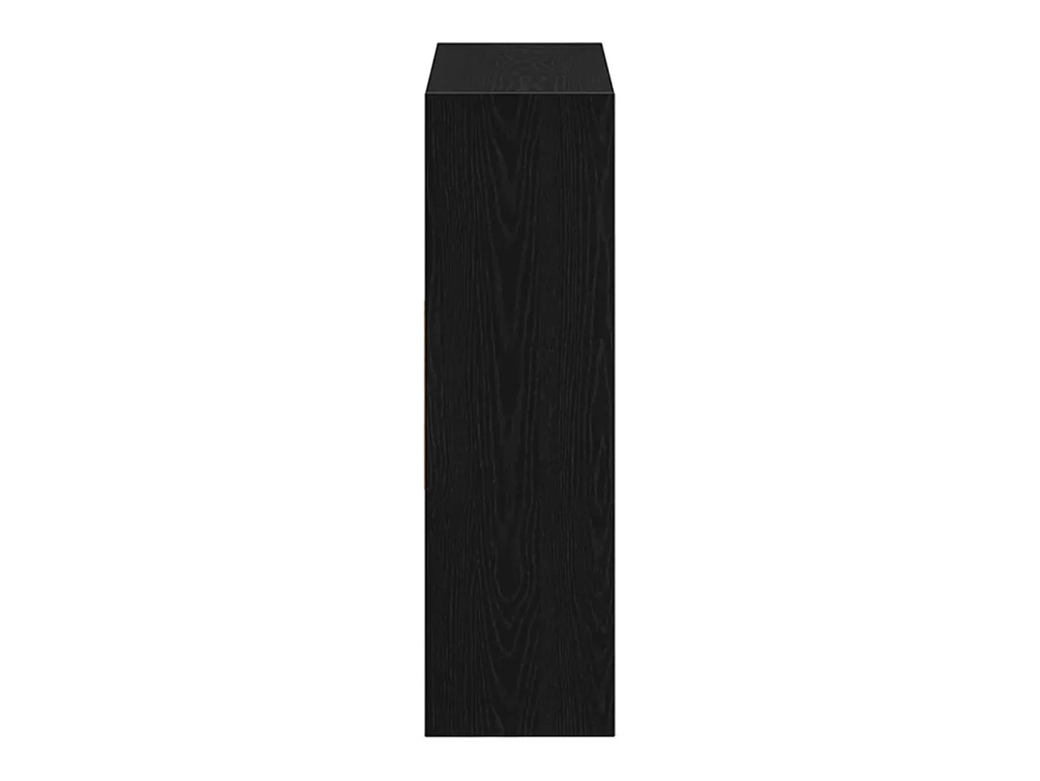 Estantería madera contrachapada negro roble 97,5x29,5x100 cm