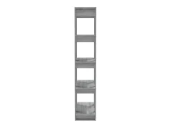 Estantería madera contrachapada gris Sonoma 80x30x160 cm