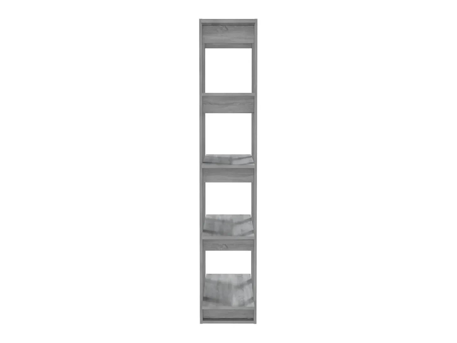Estantería madera contrachapada gris Sonoma 80x30x160 cm
