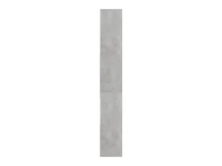 Estantería madera contrachapada gris hormigón 67x24x161 cm