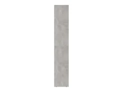 Estantería madera contrachapada gris hormigón 36x30x171 cm