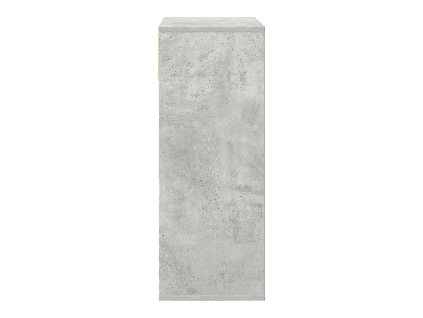 Estantería madera contrachapada gris hormigón 66x31x80 cm