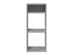 Estantería madera contrachapada gris hormigón 34x31x80 cm
